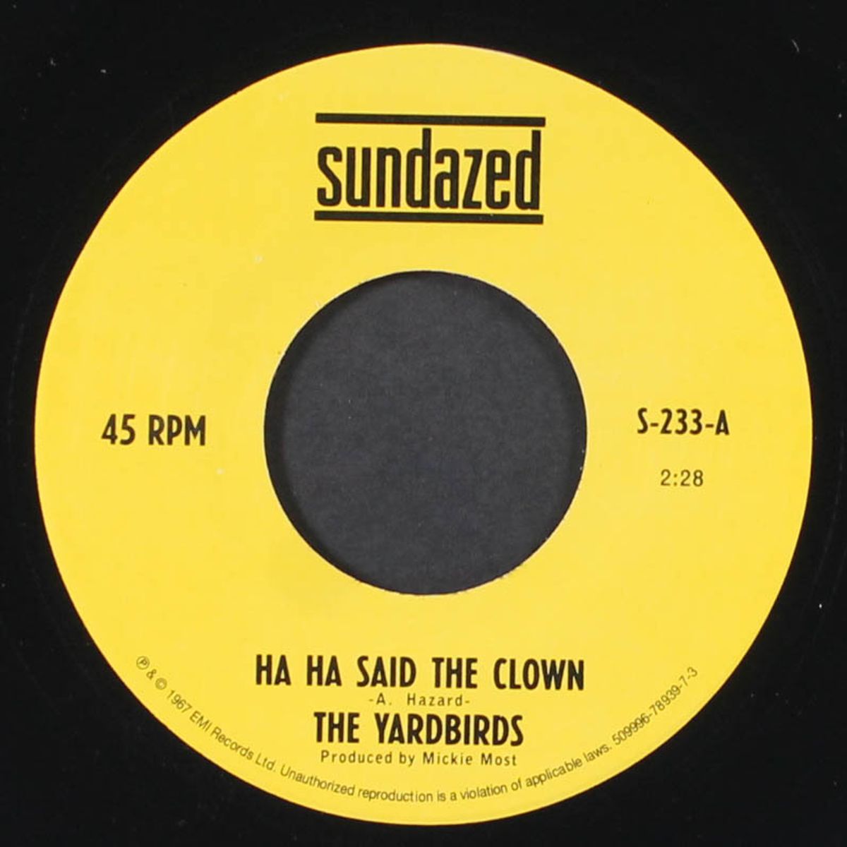 ha ha said the clown / tinker, tailor, soldier, sailor by YARDBIRDS