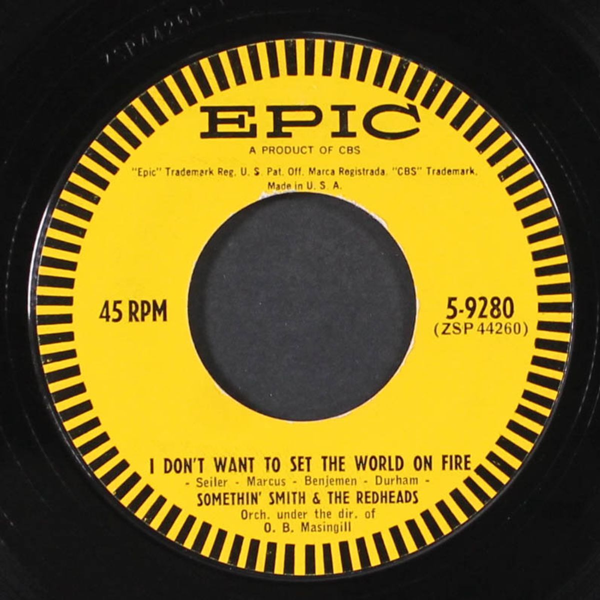 i don't want to set the world on fire / you made me love you by SOMETHIN' SMITH & REDHEADS