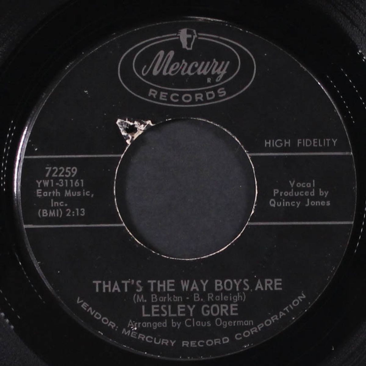 that's the way boys are by LESLEY GORE