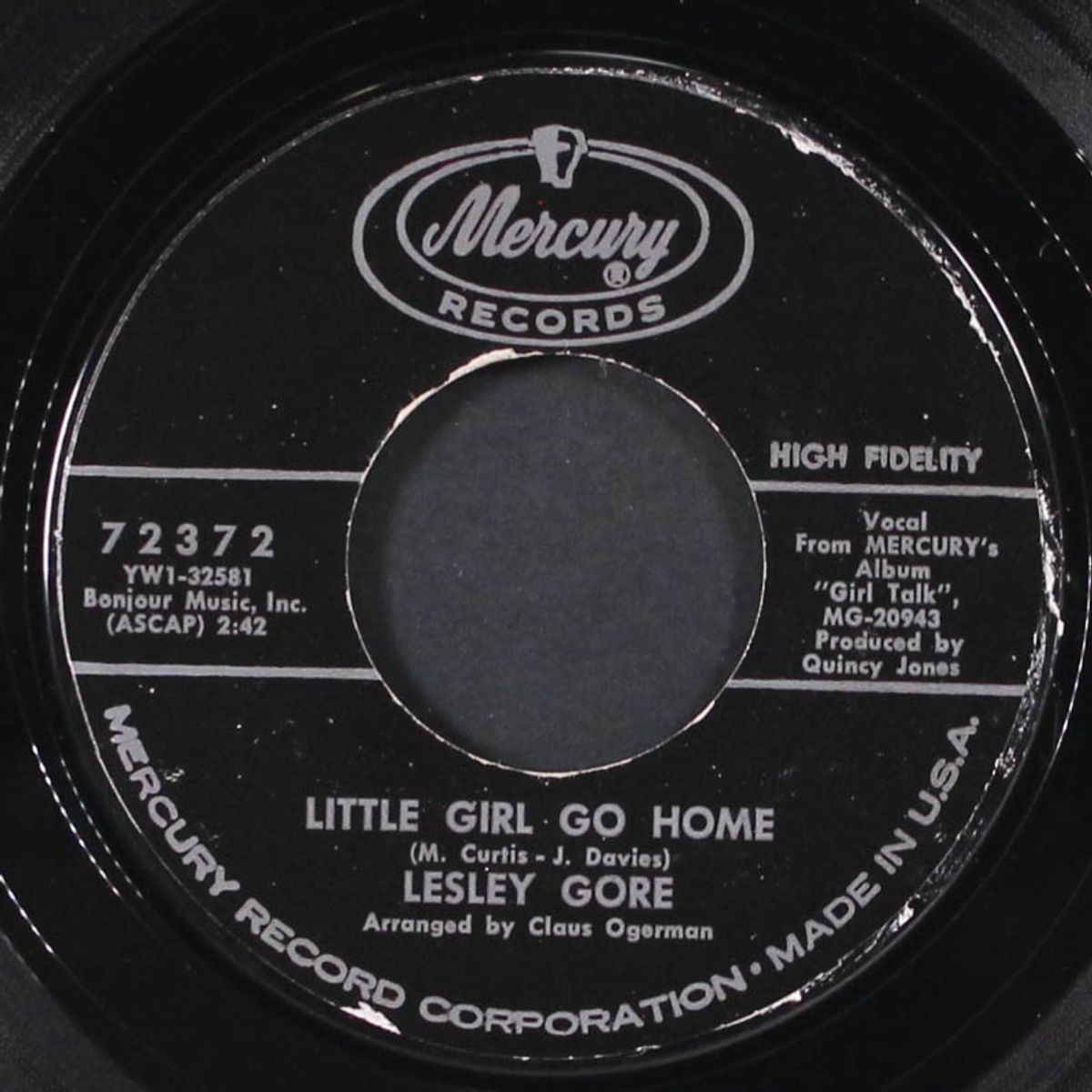 look of love / little girl go home by LESLEY GORE