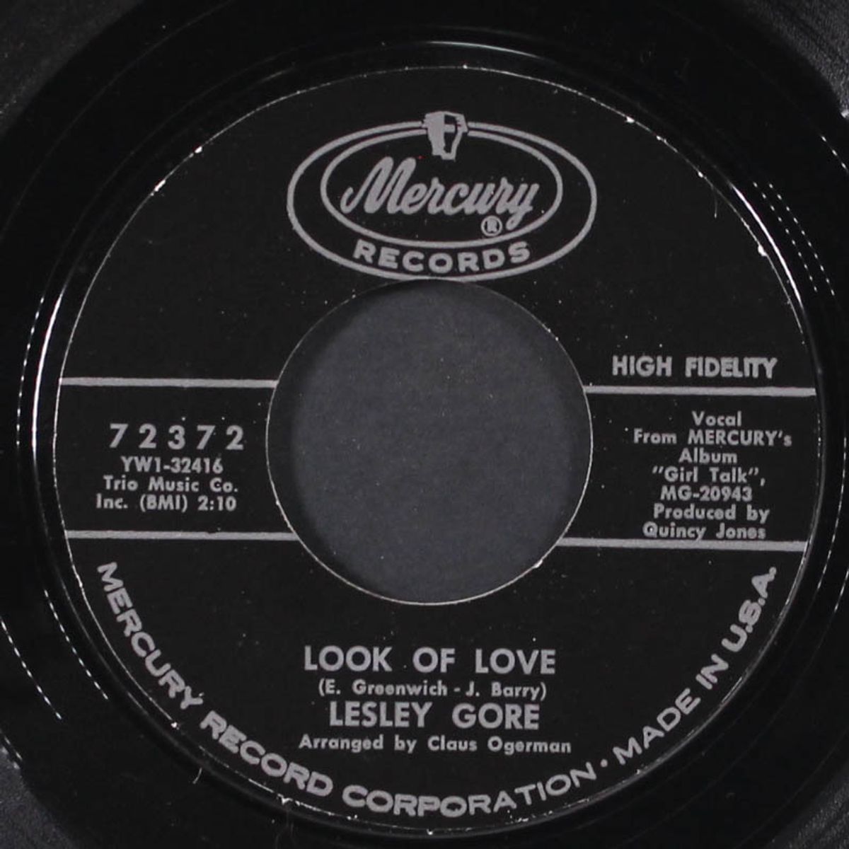 look of love / little girl go home by LESLEY GORE