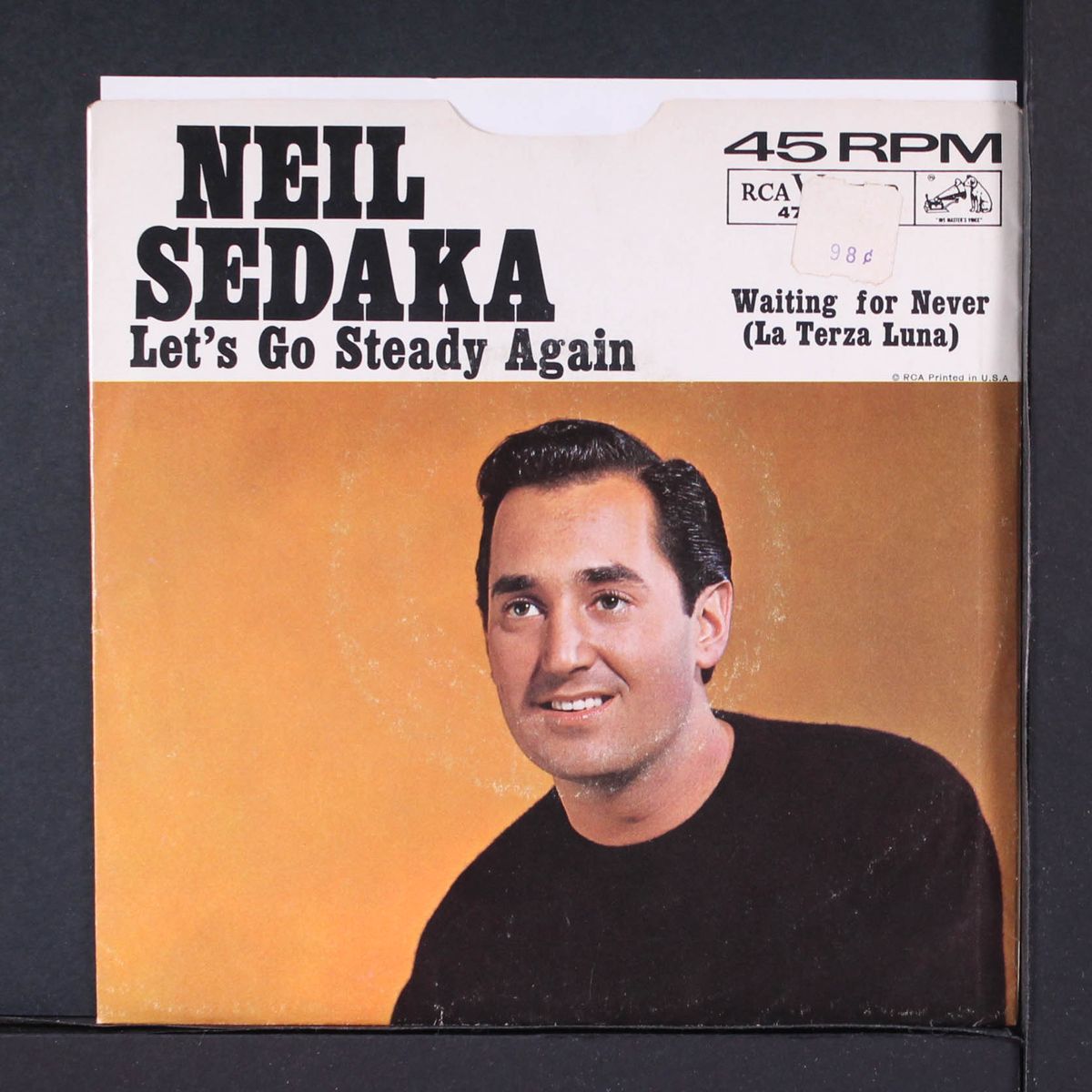 let's go steady again / waiting for never by NEIL SEDAKA
