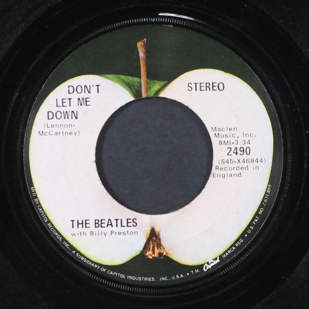 get back / don't let me down by BEATLES (WITH BILLY PRESTON)