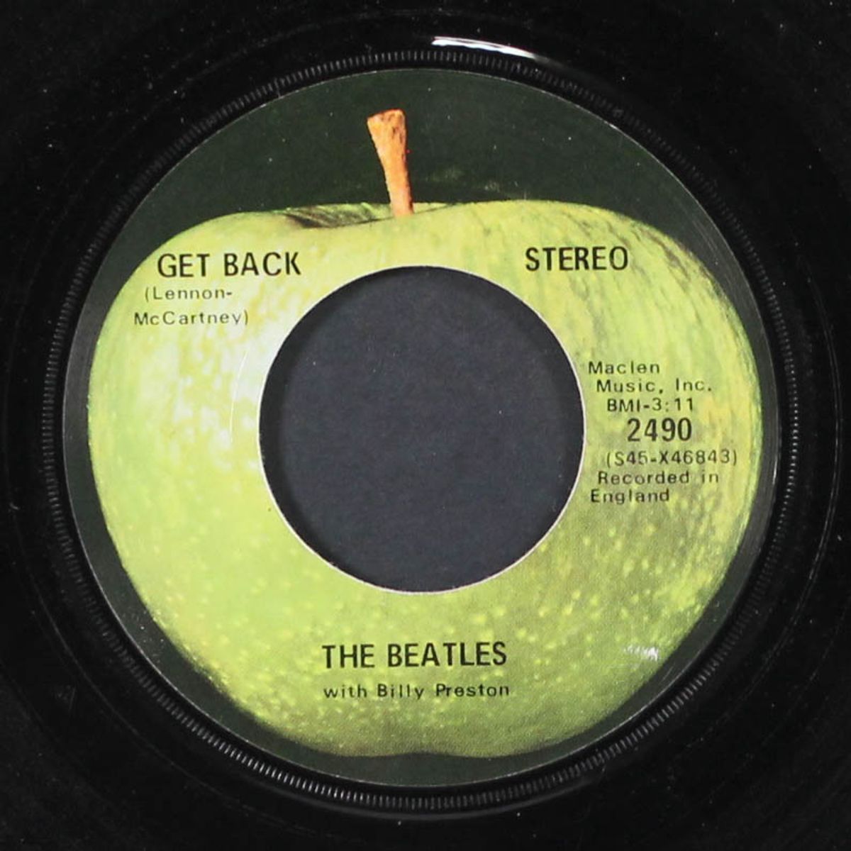 get back / don't let me down by BEATLES (WITH BILLY PRESTON)