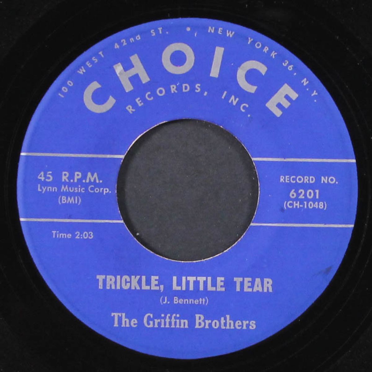 just want you to know / trickle, little tear by GRIFFIN BROTHERS