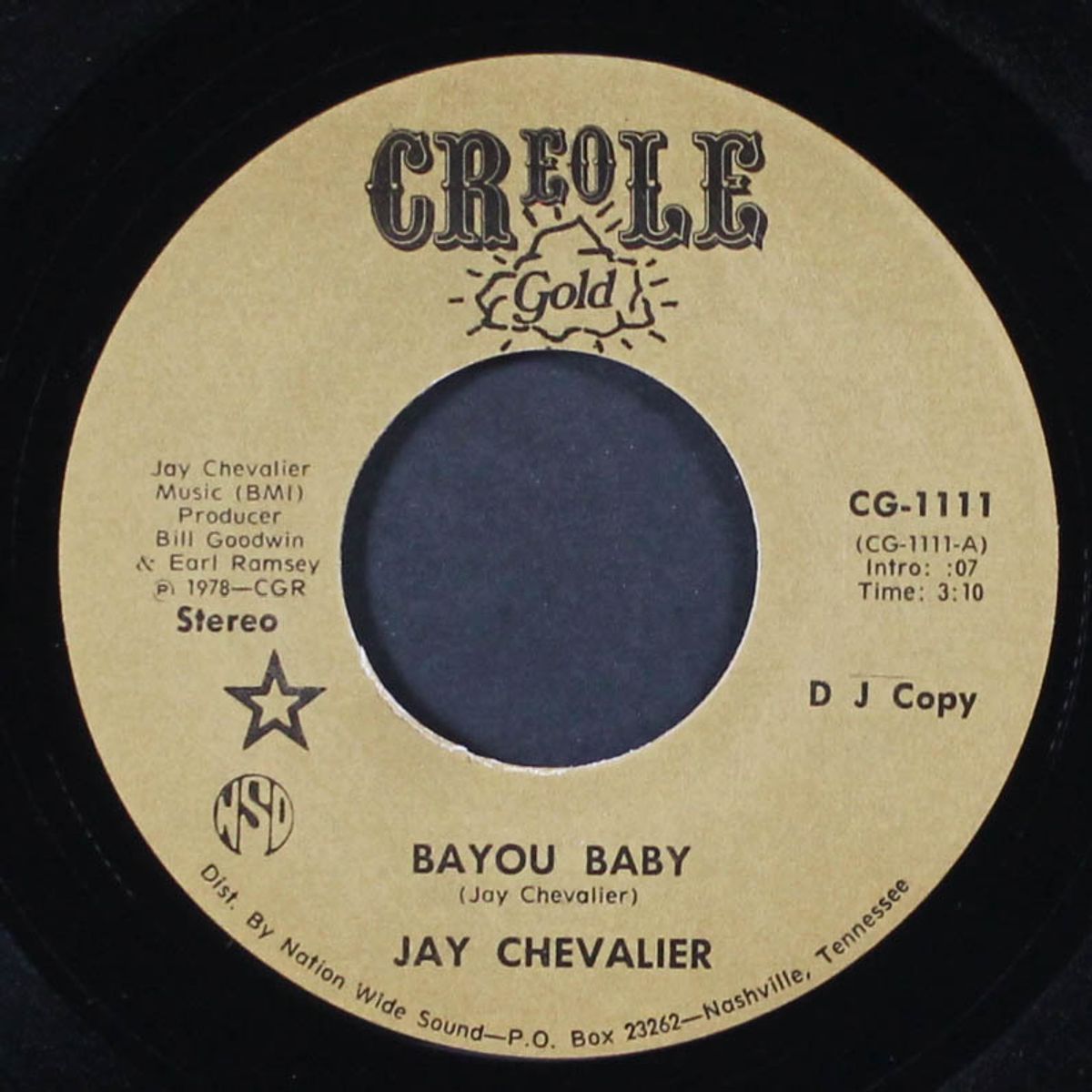 a woman i had to pay / bayou baby by JAY CHEVALIER