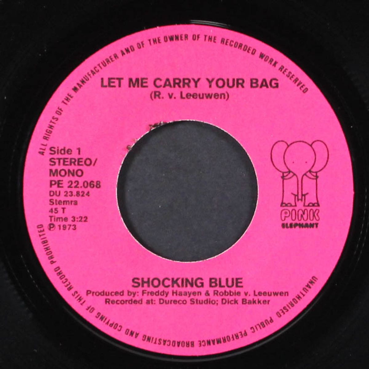 let me carry your bag / i saw you in june by SHOCKING BLUE