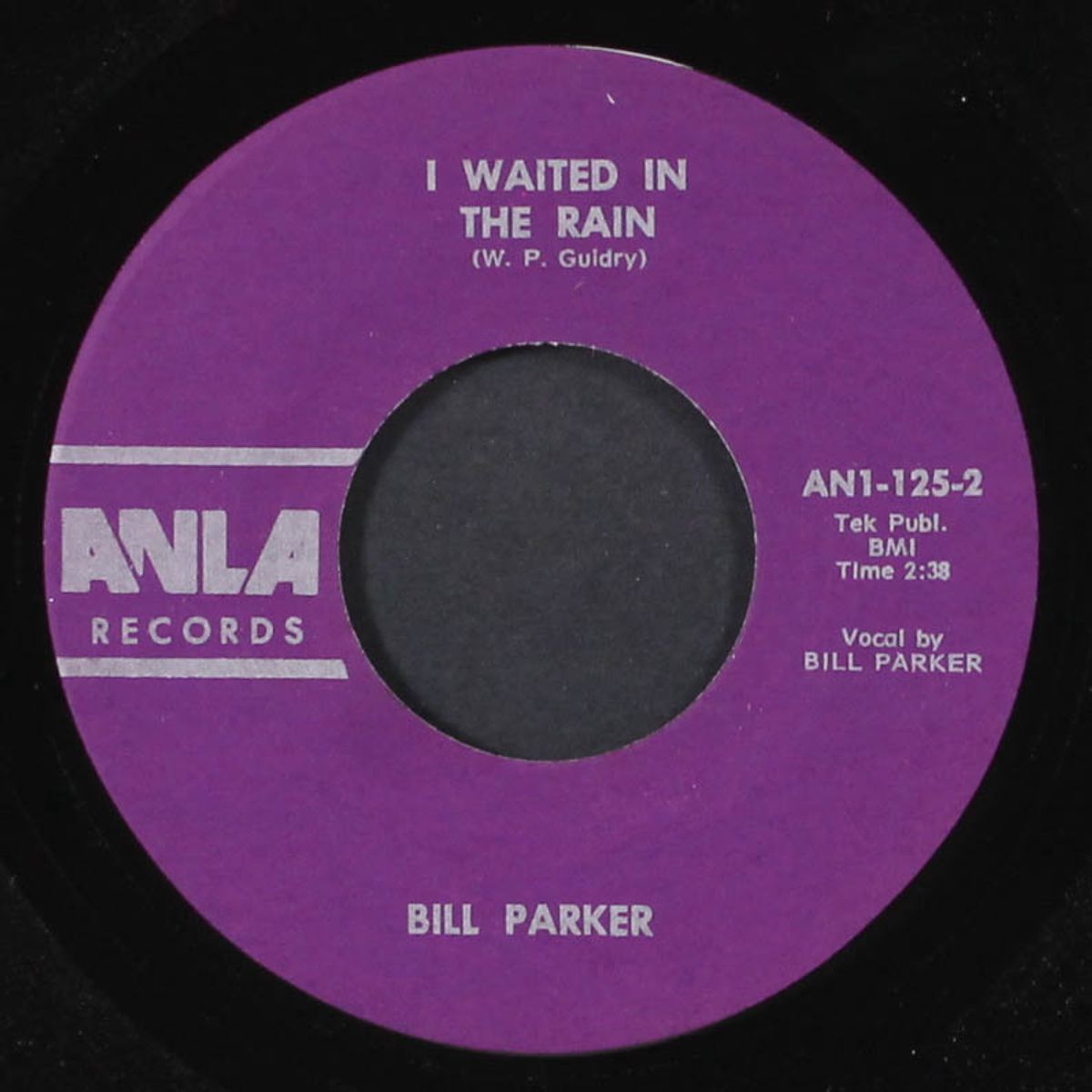 gonna put my foot down / i waited in the rain by BILL PARKER