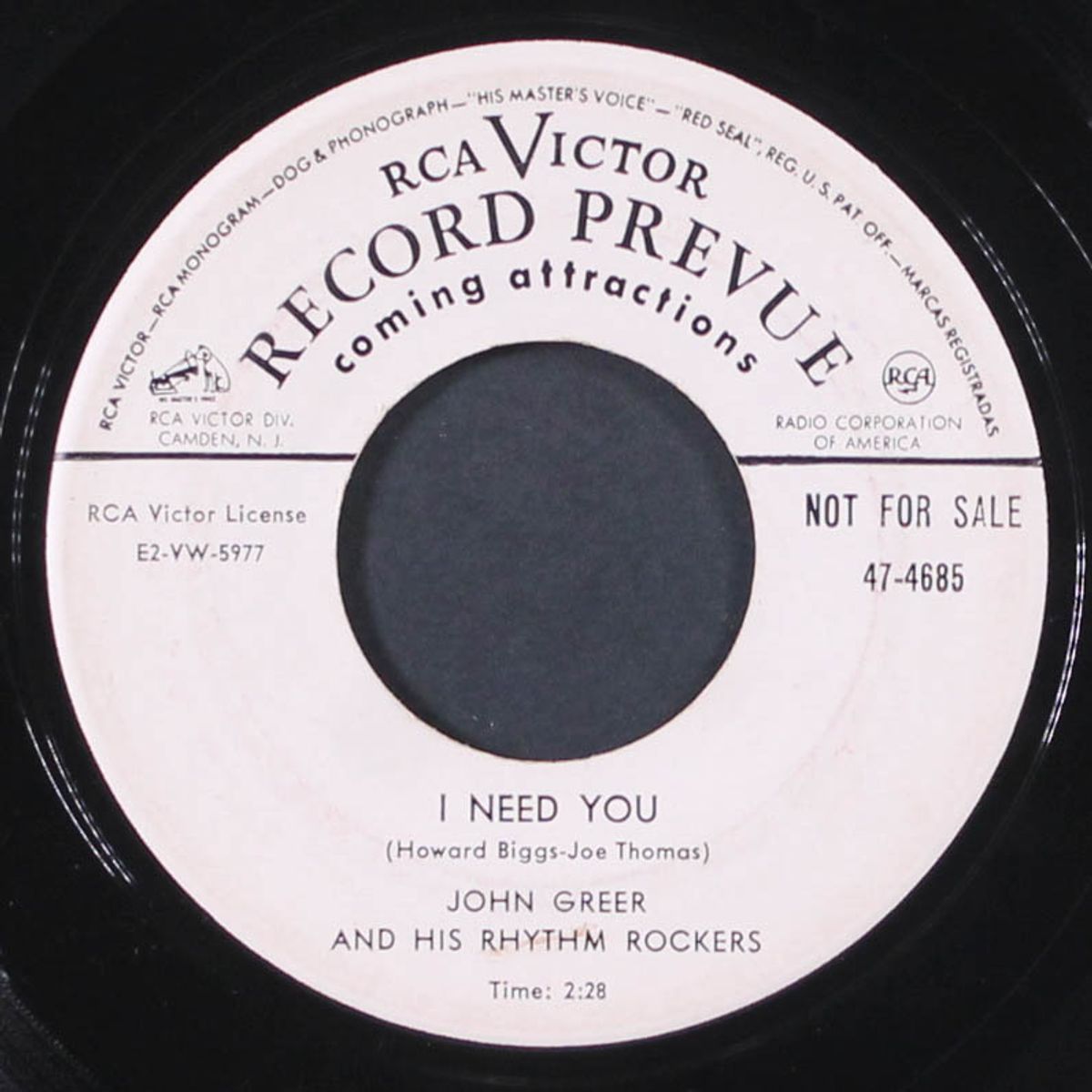lonesome and blue / i need you by JOHN GREER