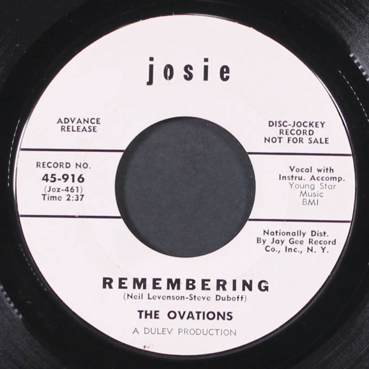 remembering / who needs love by OVATIONS