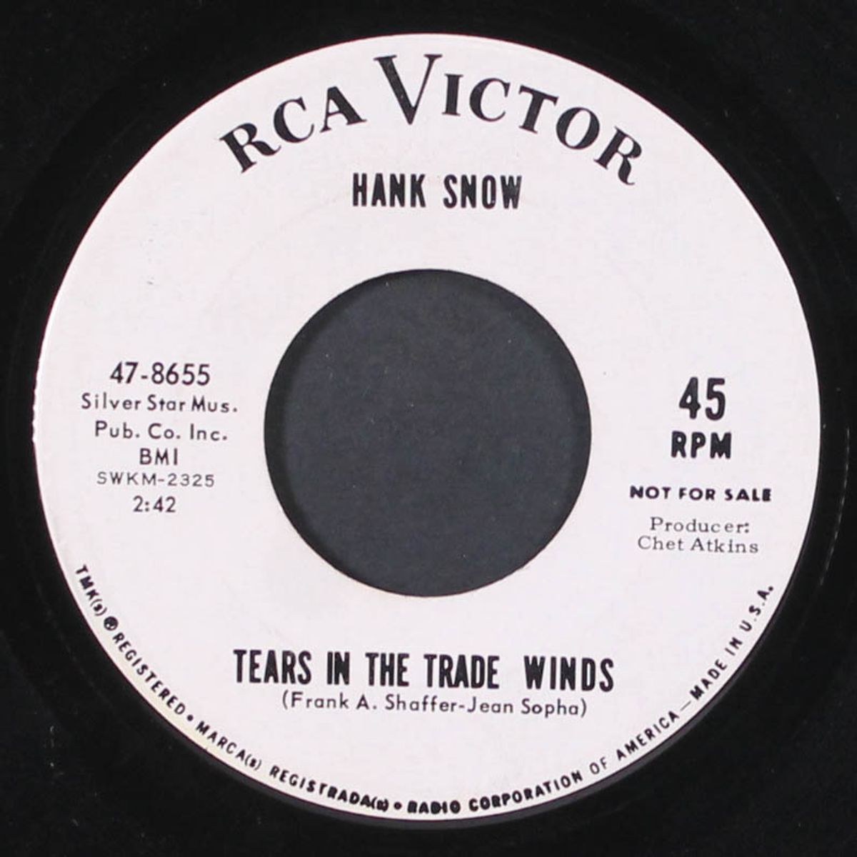 the queen of draw poker town / tears in the trade winds by HANK SNOW