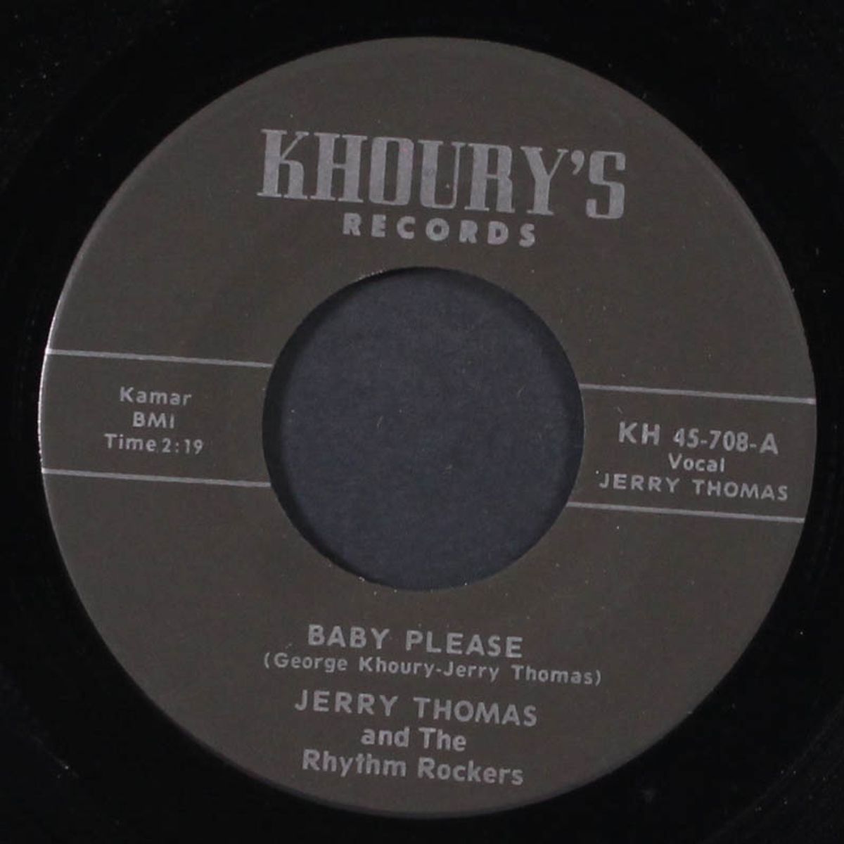 baby please / tell me by JERRY THOMAS & RHYTHM ROCKERS
