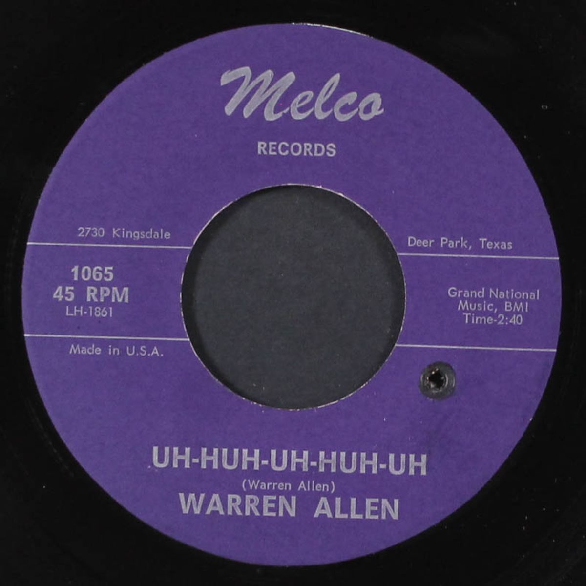 turn around / uh-huh-uh-huh-uh by WARREN ALLEN