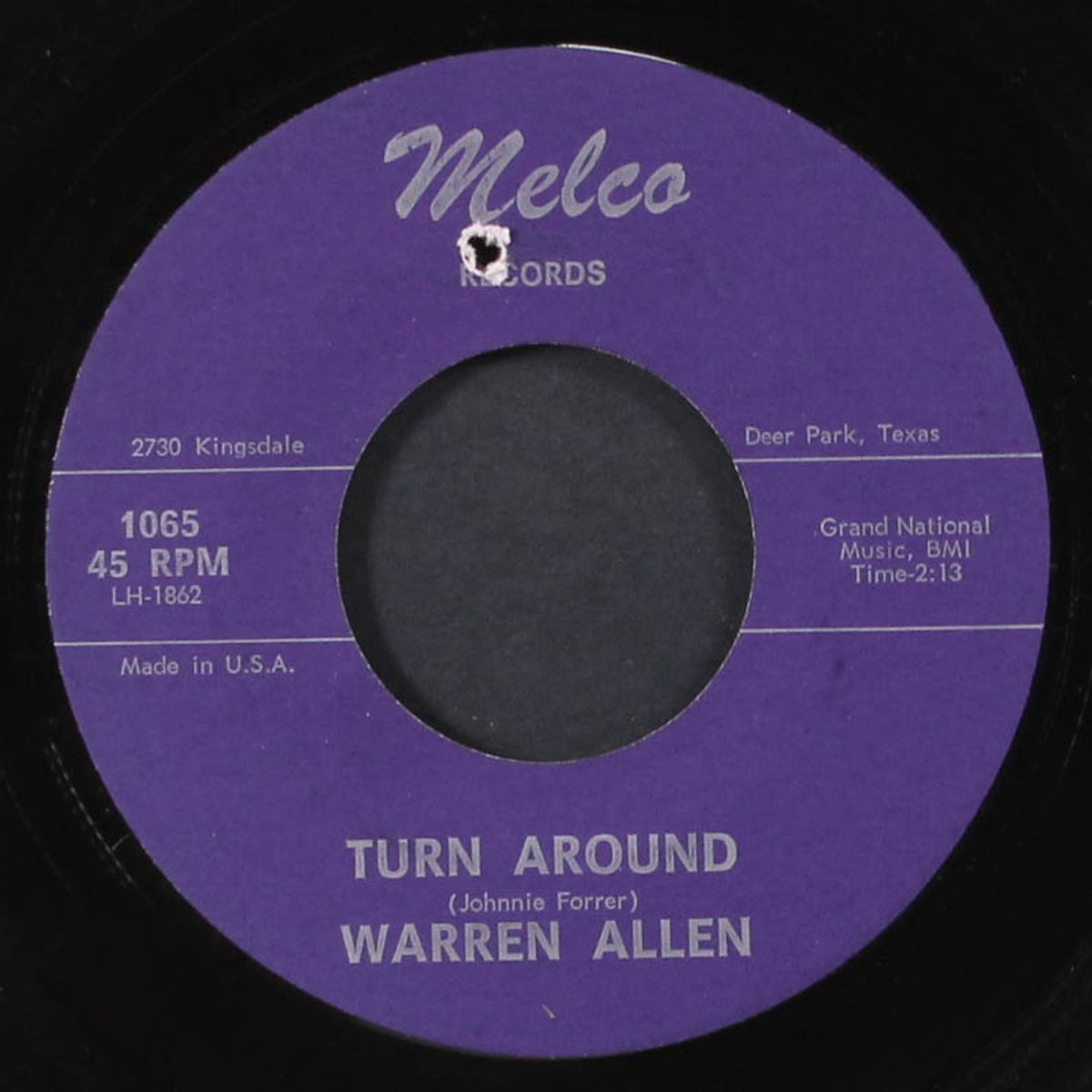 turn around / uh-huh-uh-huh-uh by WARREN ALLEN