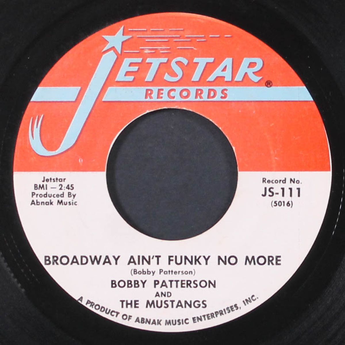broadway ain't funky no more / i met my match by BOBBY PATTERSON