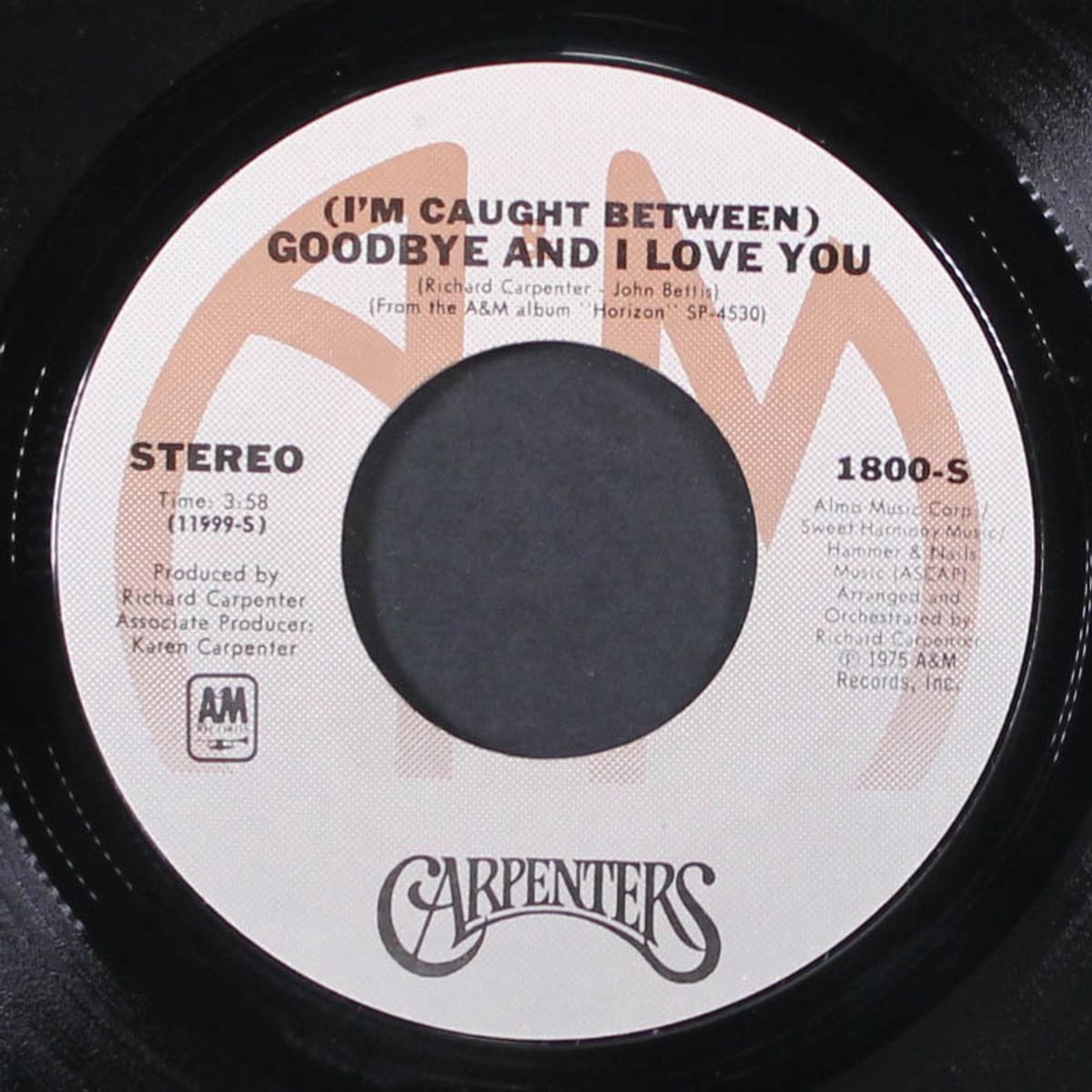 there's a kind of hush / goodbye and i love you by CARPENTERS