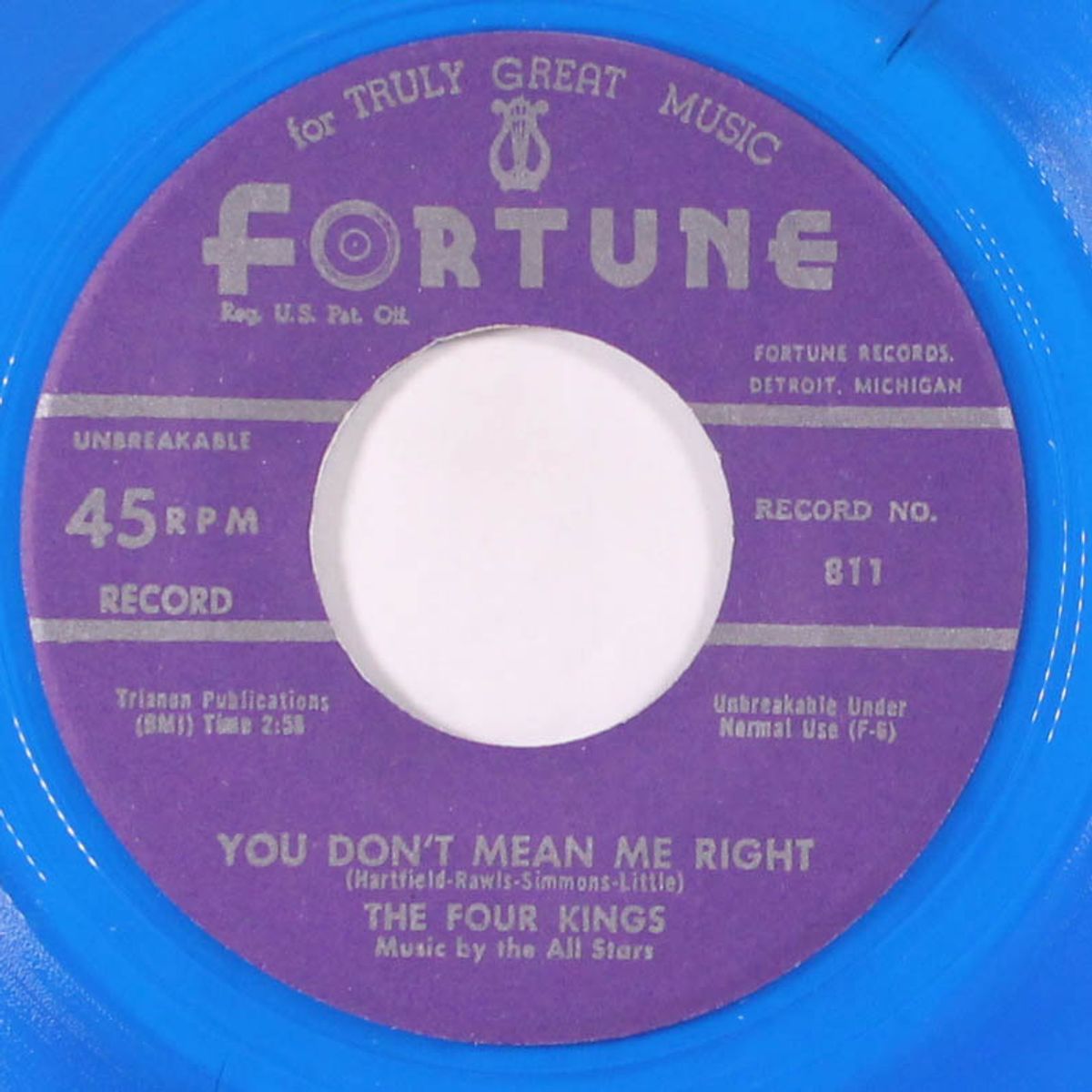 my head goes acting up / you don't mean me right by FOUR KINGS