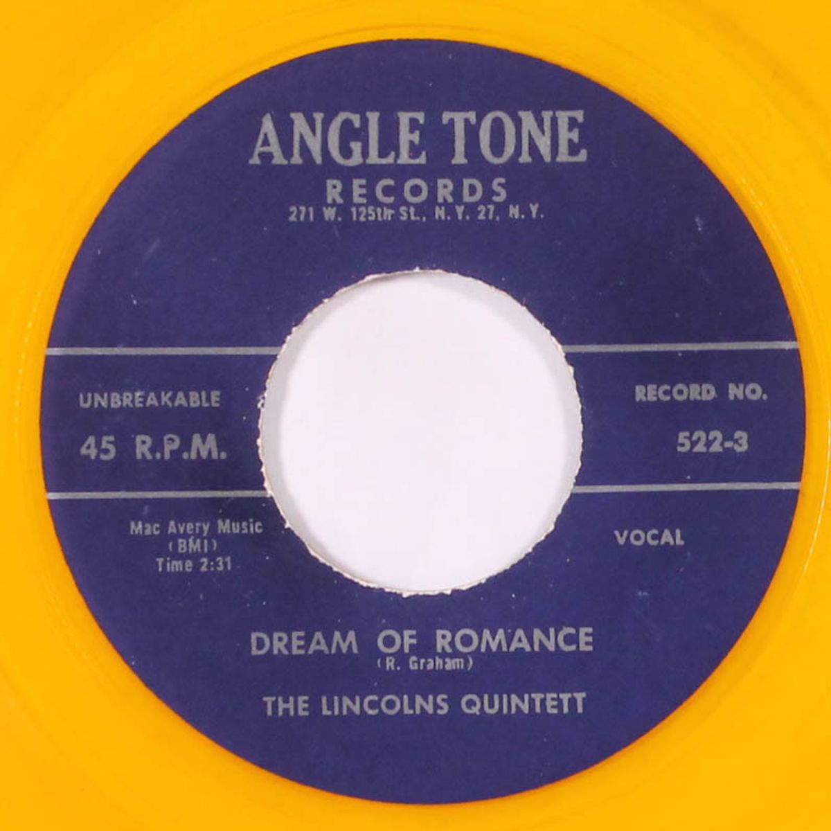 dream of romance / tell me what is wrong by LINCOLNS QUINTETT