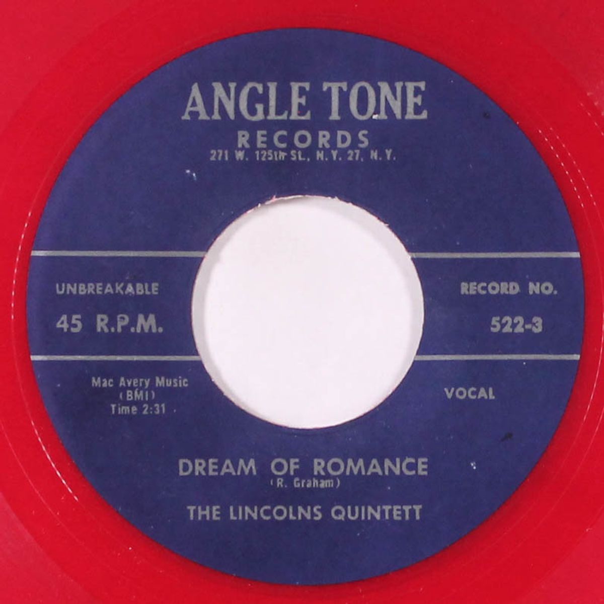 dream of romance / tell me what is wrong by LINCOLNS QUINTETT