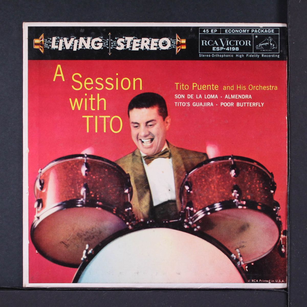 a session with puente by TITO PUENTE