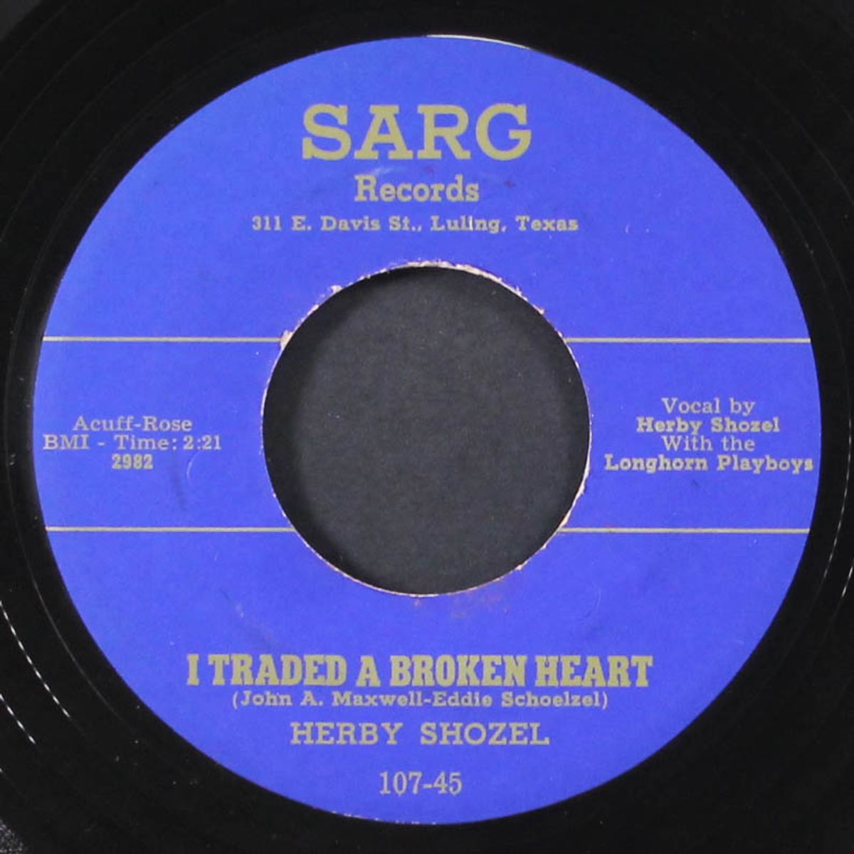i traded a broken heart / you better believe it by HERBY SHOZEL