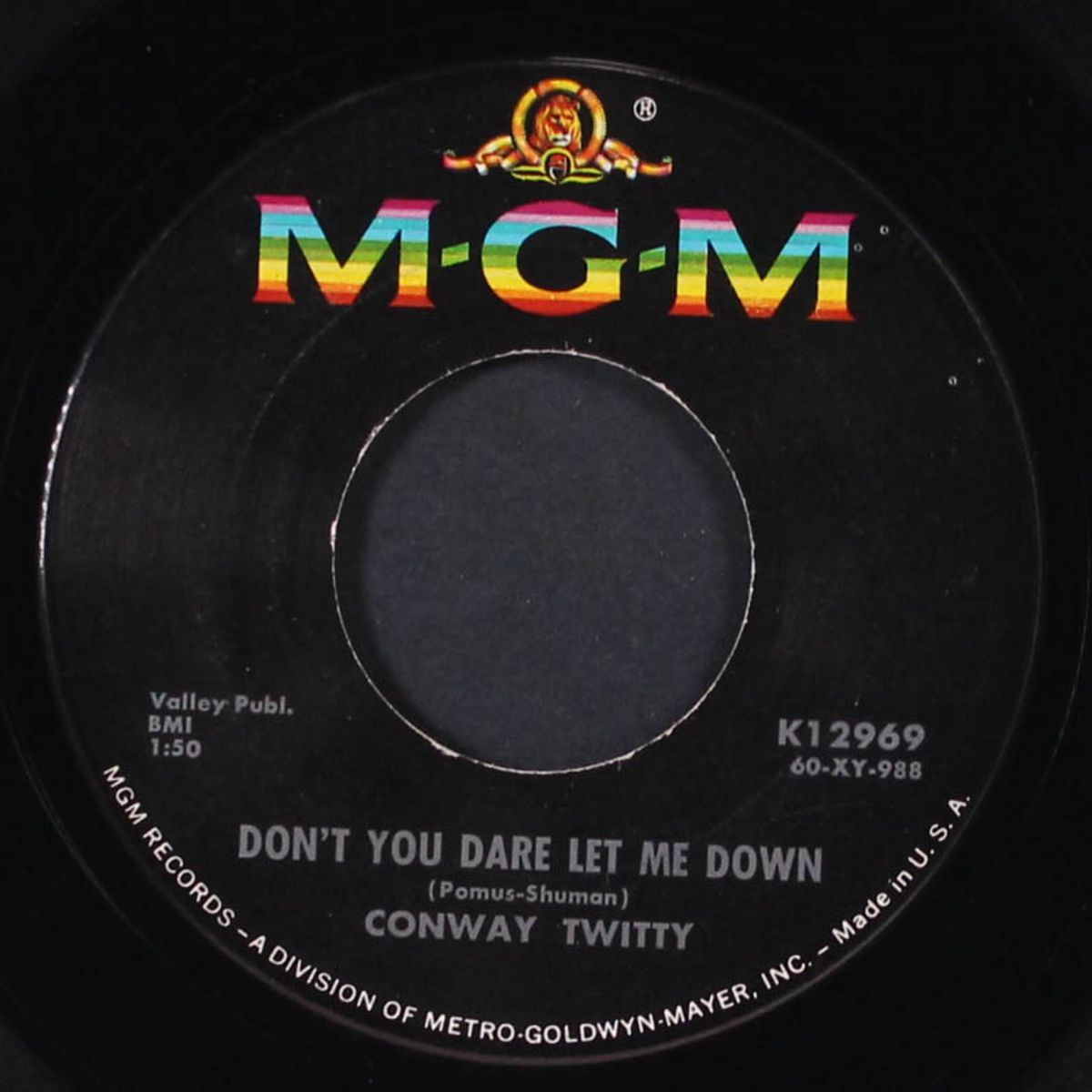 c'est si bon / don't you dare let me down by CONWAY TWITTY