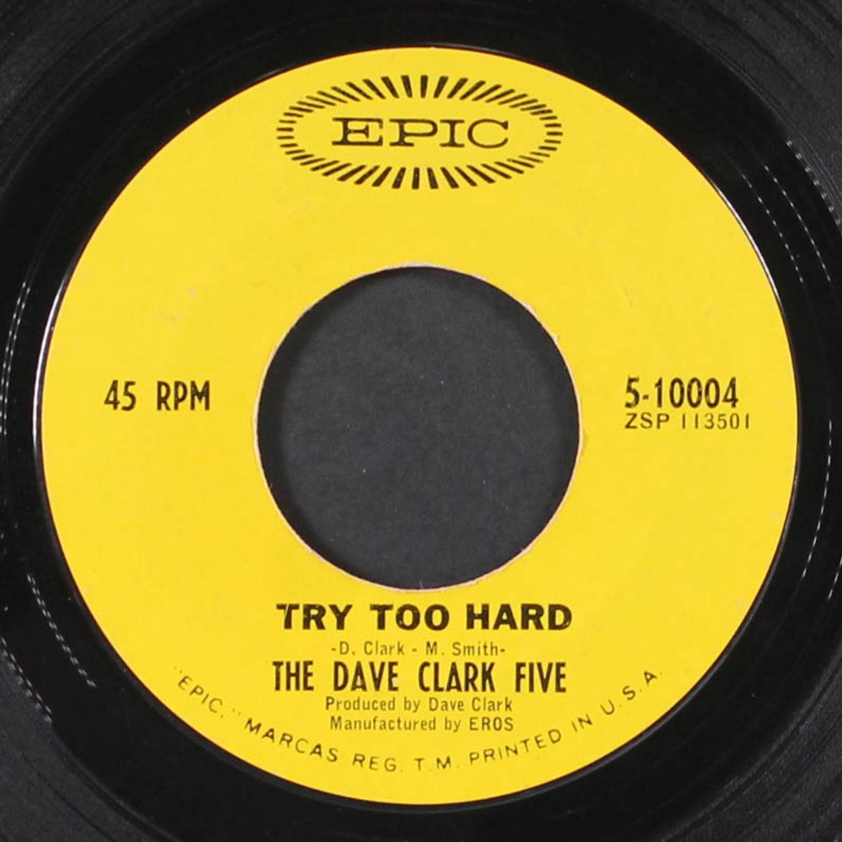 try too hard / all night long by DAVE CLARK FIVE