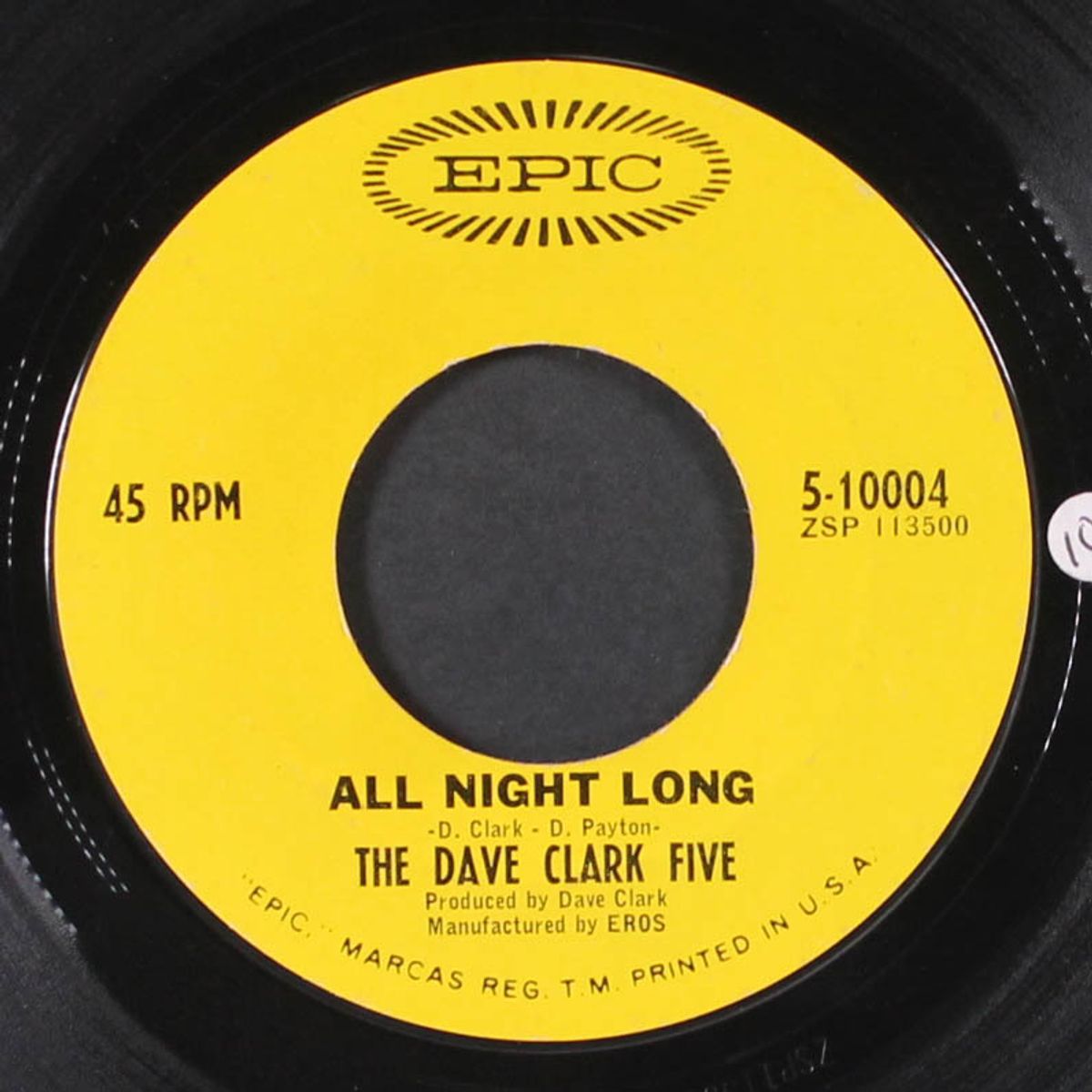 try too hard / all night long by DAVE CLARK FIVE
