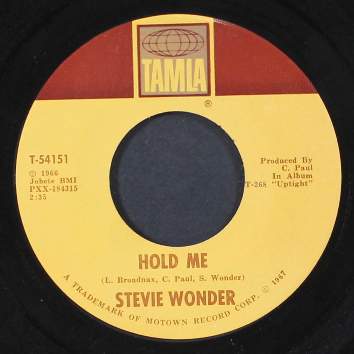 i was made to love her / hold me by STEVIE WONDER
