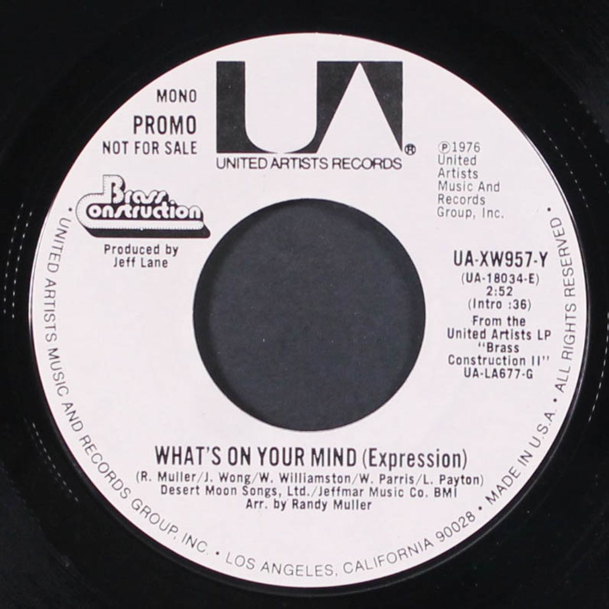 the message / what's on your mind by BRASS CONSTRUCTION