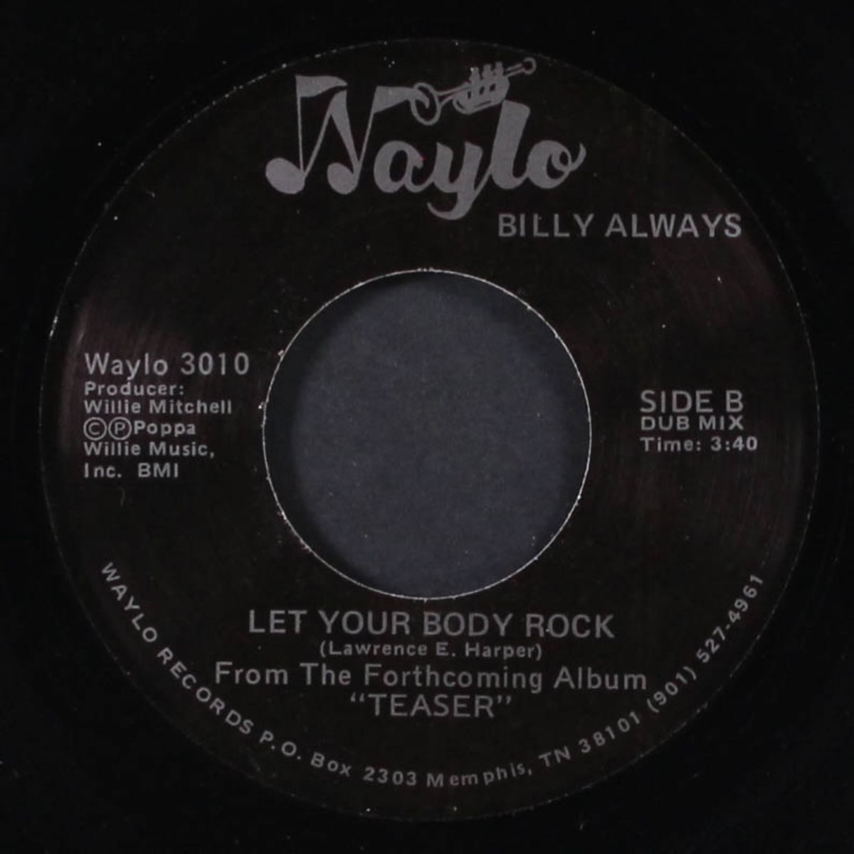 let your body rock / dub mix by BILLY ALWAYS
