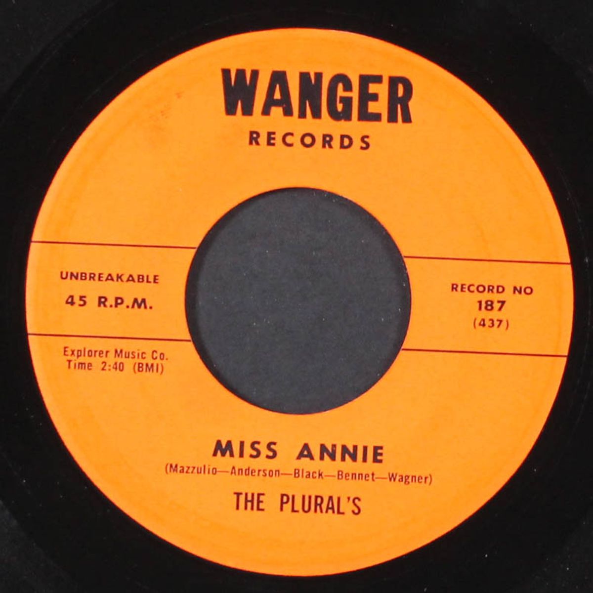 donna my dear / miss annie by PLURALS