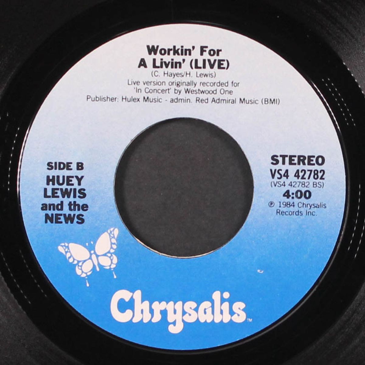 the heart of rock & roll / workin' for a livin' (live) by HUEY LEWIS & NEWS