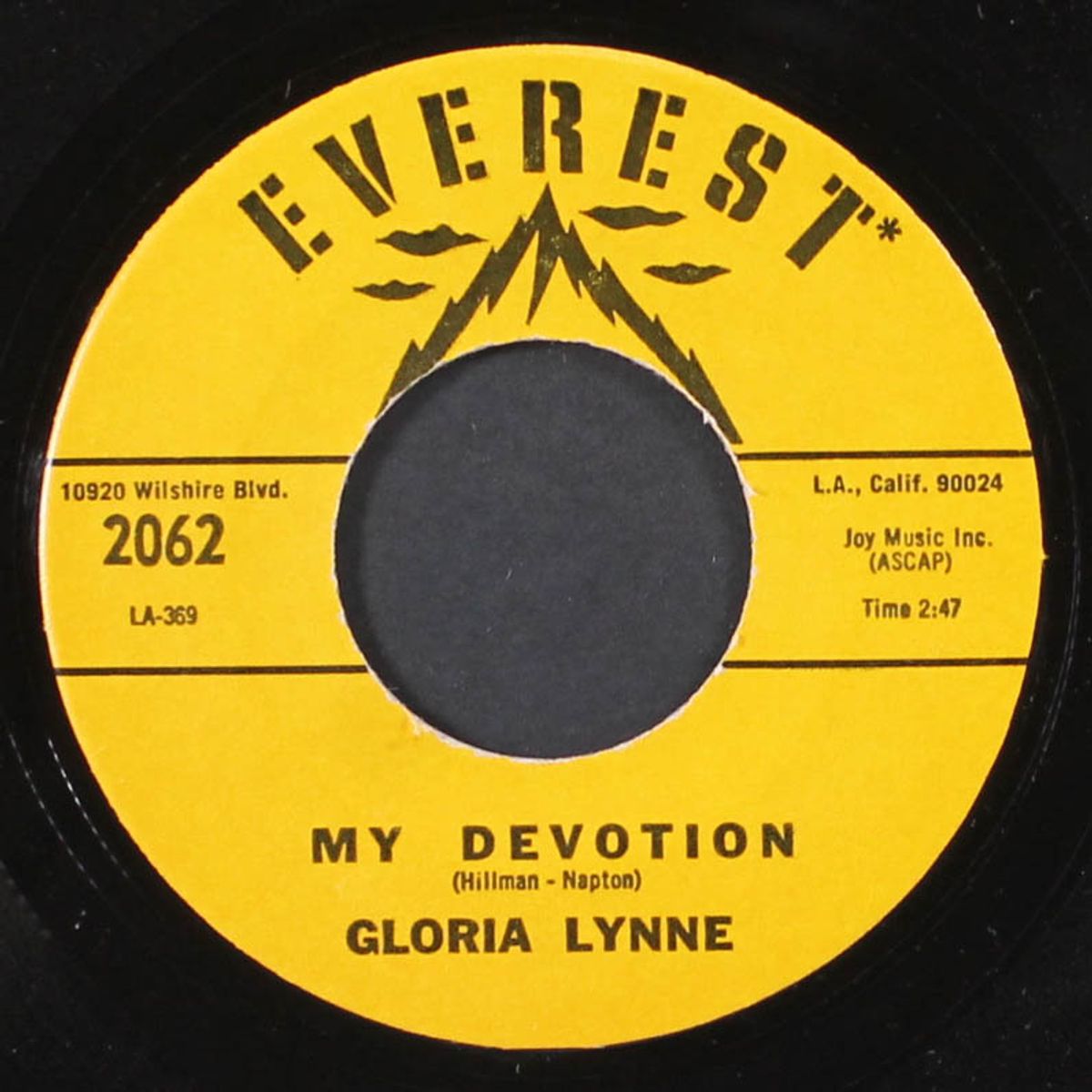 my devotion / i'm glad there is you by GLORIA LYNNE