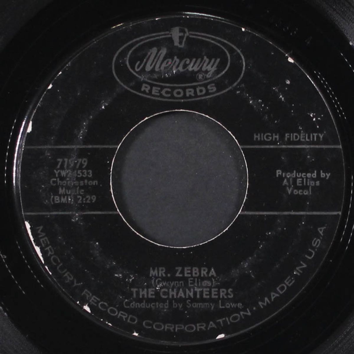 she's coming home / mr. zebra by CHANTEERS