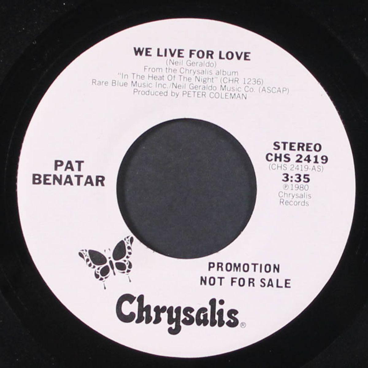 we live for love by PAT BENATAR