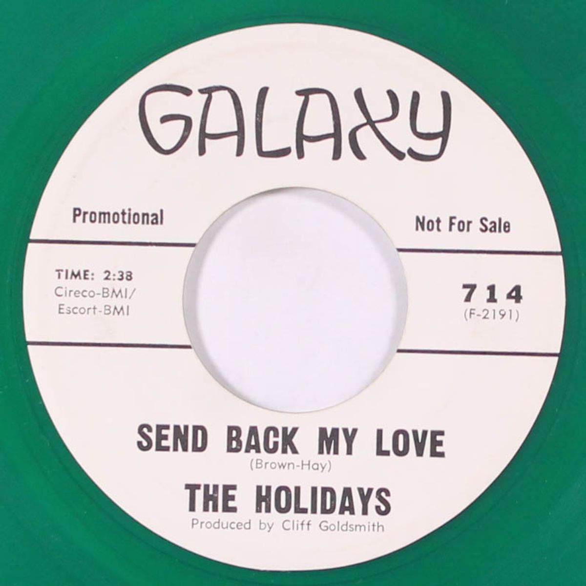 deacon brown vs. the devil / send back my love by HOLIDAYS