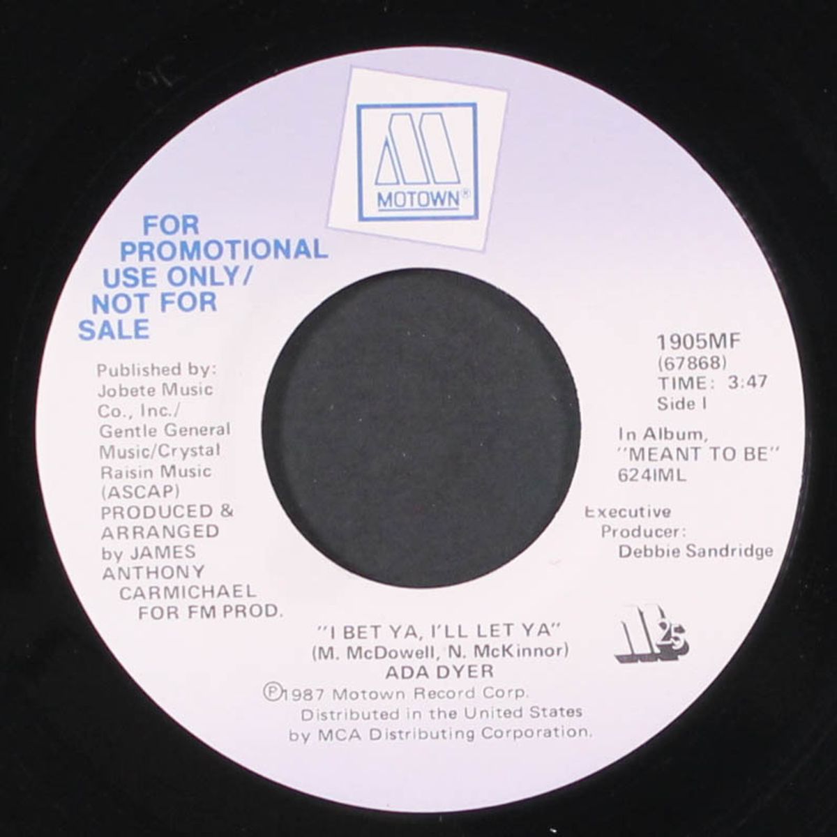 i bet ya, i'll let ya by ADA DYER
