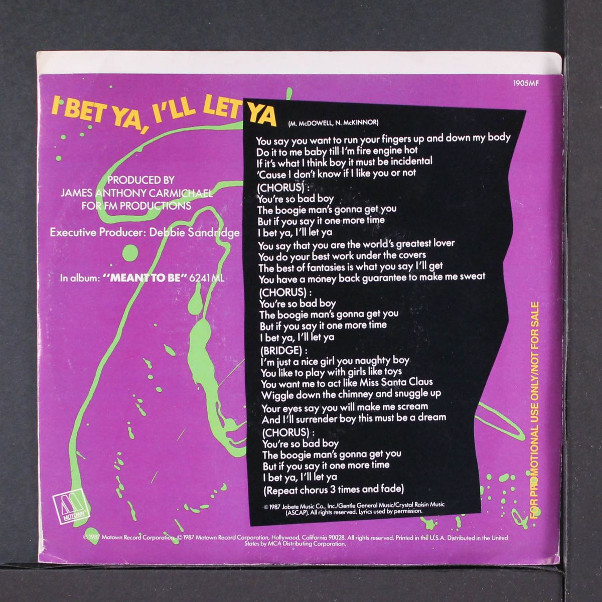 i bet ya, i'll let ya by ADA DYER