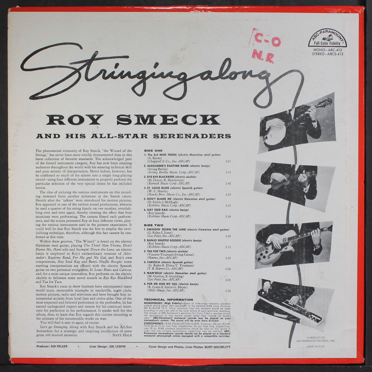stringing along by ROY SMECK