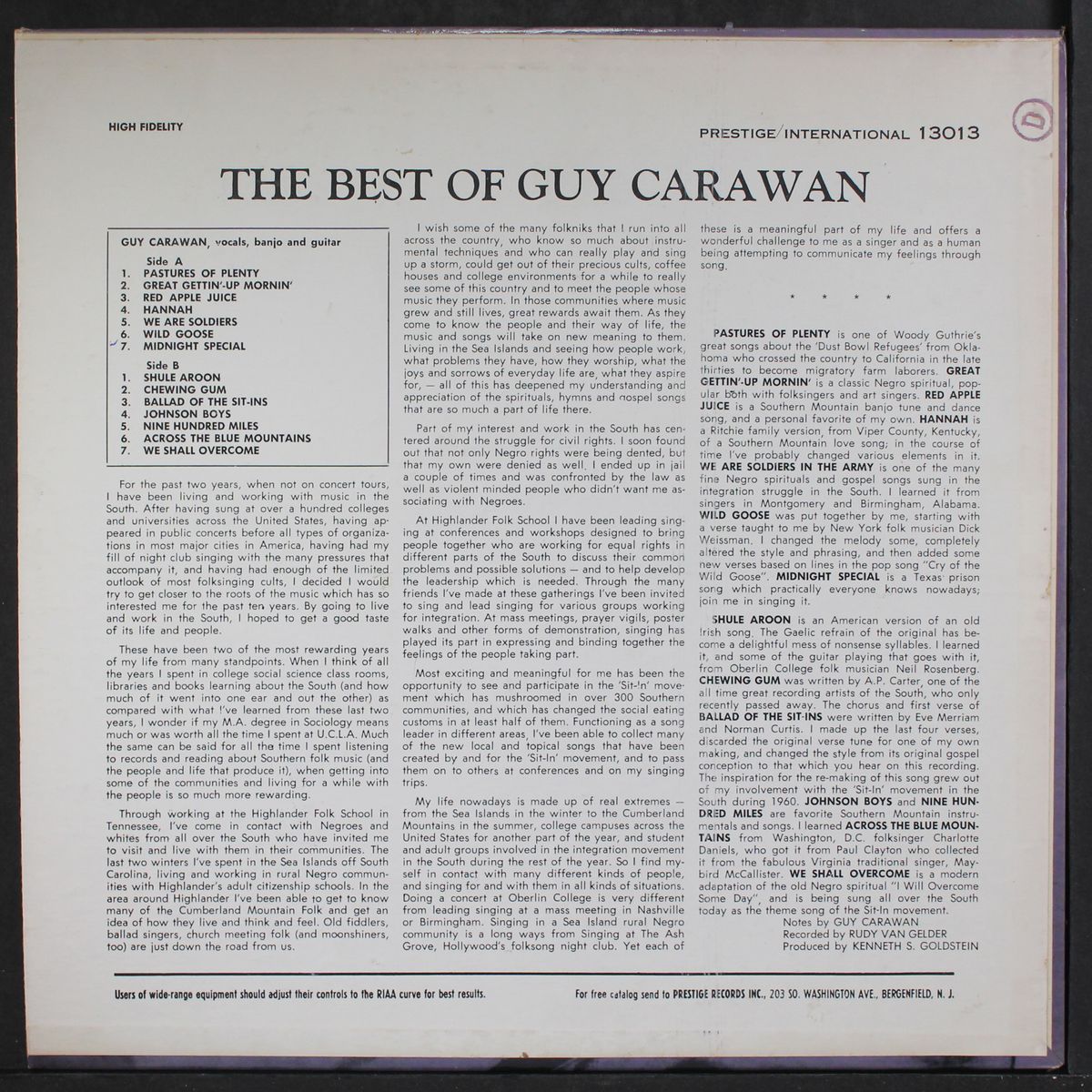 the best of by GUY CARAWAN