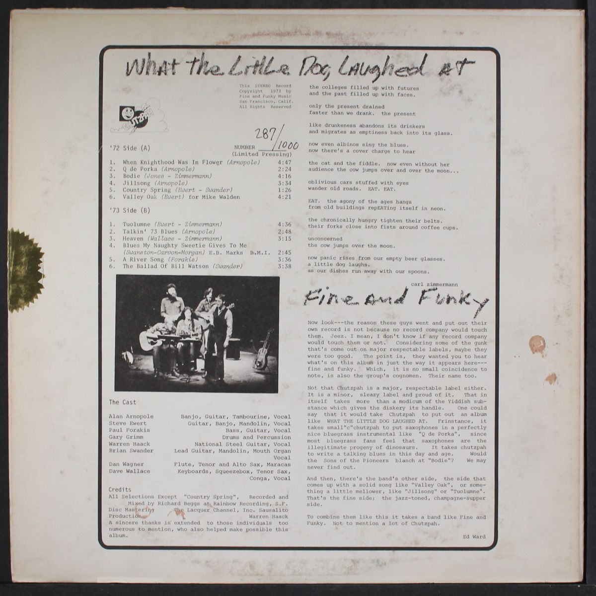 what the little dog laughed at by FINE AND FUNKY