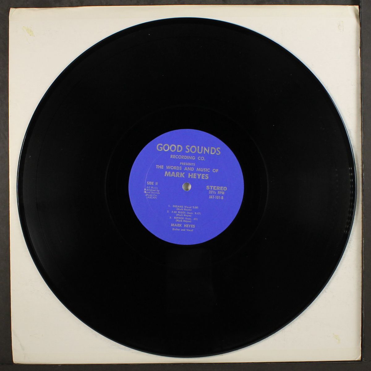 the words and music of mark heyes by MARK HEYES