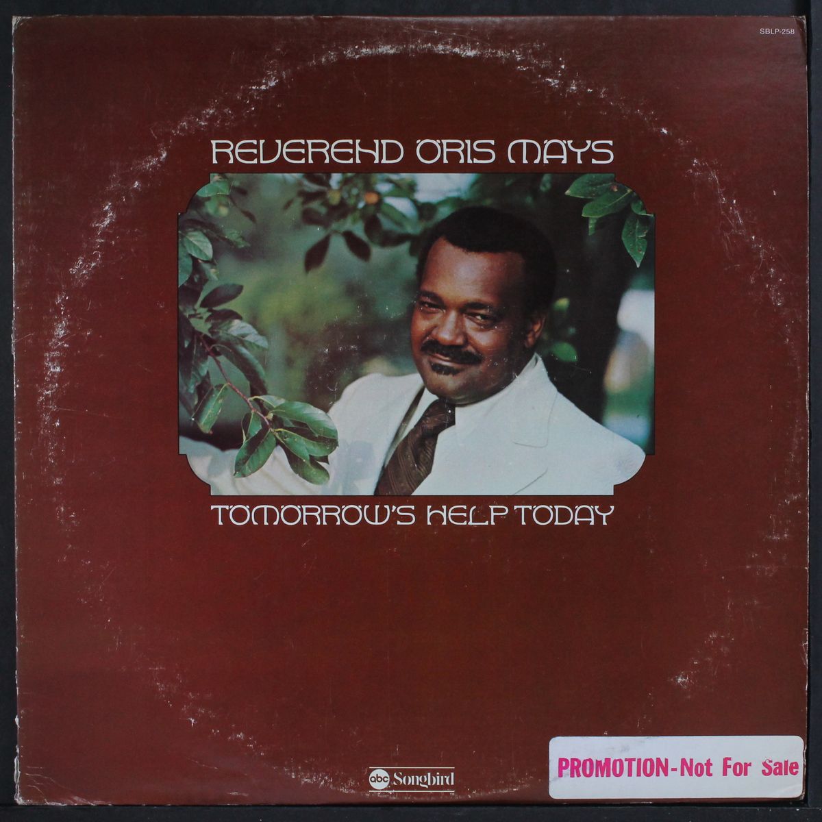 tomorrow's help today by REV. ORIS MAYS