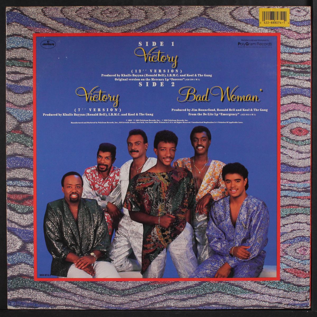 victory / bad woman by KOOL & THE GANG