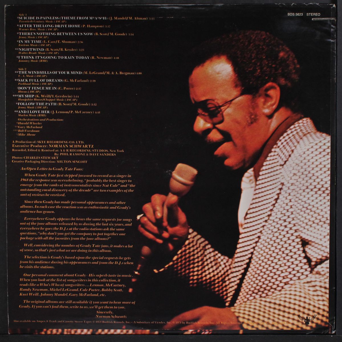 by special request by GRADY TATE