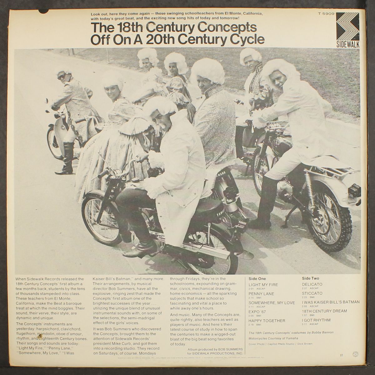 off on a 20th century cycle by 18TH CENTURY CONCEPTS