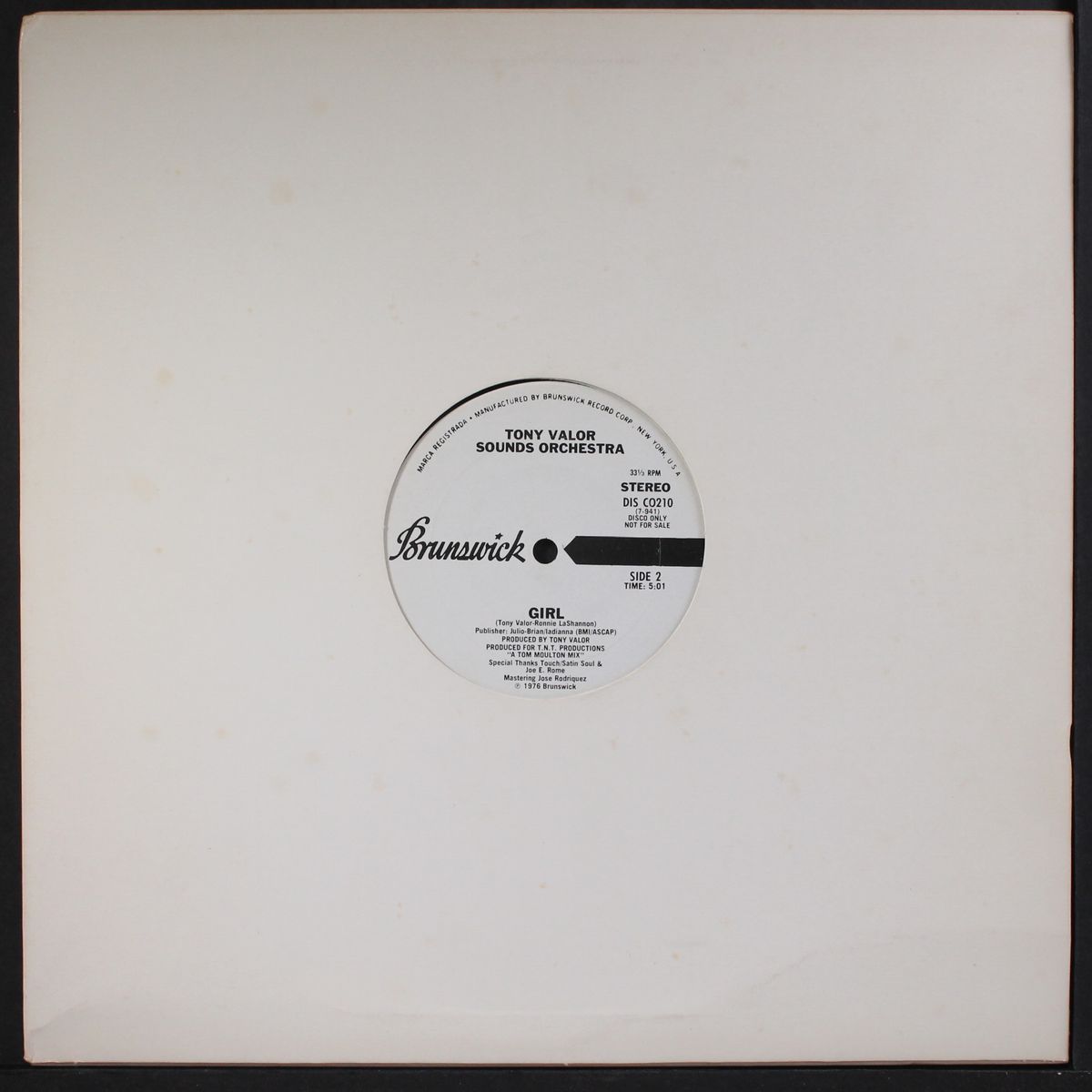 gotta get it / girl by TONY VALOR SOUNDS ORCHESTRA