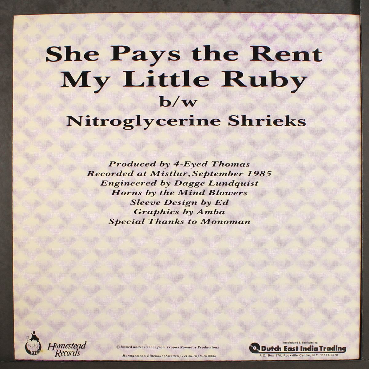 she pays the rent by NOMADS
