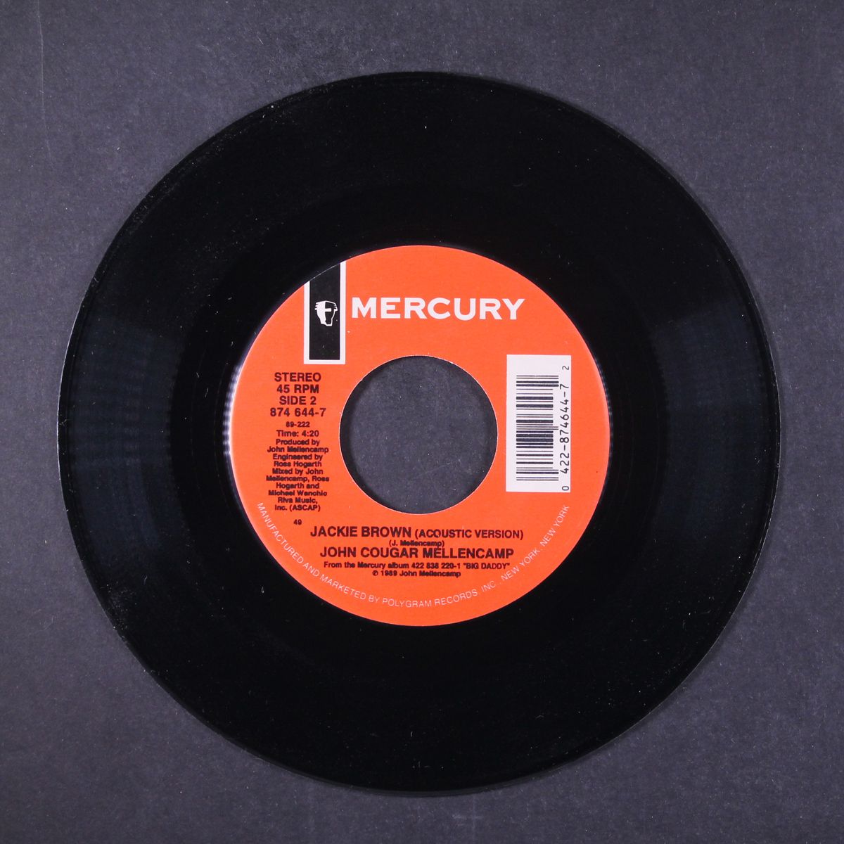 jackie brown by JOHN COUGAR MELLENCAMP